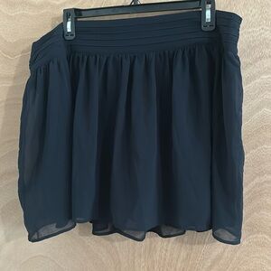 Blue old navy chiffon skirt with zipper